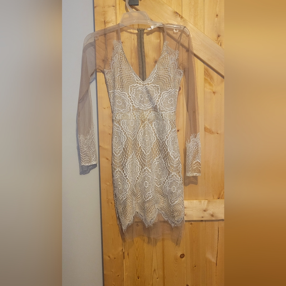Luxxel shear dress/ I think it was from Lulu or Vici. XSmall